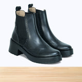 066F Solvi Cuir Noir SNV