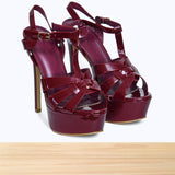 083F Avela Cuir Bordeaux