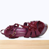 083F Avela Cuir Bordeaux