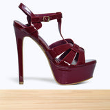 083F Avela Cuir Bordeaux