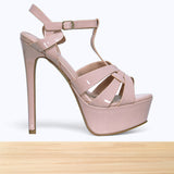083F Avela Cuir Rose Clair