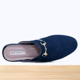 090F Asala Cuir Bleu Marine