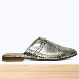 090F Asala Cuir Doré Bronze Métallisé