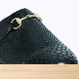 090F Asala Cuir Serpent Noir NV