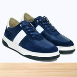 099 Zyrex Cuir Bleu Marine