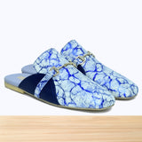 1000F Rawaq Cuir Blanc Bleu