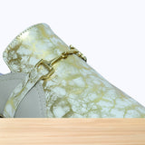 1000F Rawaq Cuir Blanc Doré