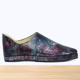 1001F Wifaq Cuir Bordeaux Gris