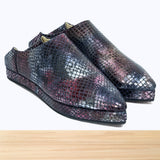 1001F Wifaq Cuir Bordeaux Gris