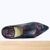 1001F Wifaq Cuir Bordeaux Gris