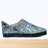 1001F Wifaq Cuir Gris Noir