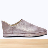 1001F Wifaq Cuir Rose Clair Métalisé