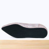 1001F Wifaq Cuir Rose Clair Métalisé