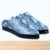 1001F Wifaq Cuir Serpent Bleu