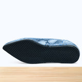 1001F Wifaq Cuir Serpent Bleu