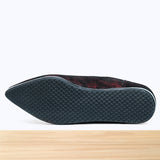 1001F Wifaq Cuir Bordeaux Métallisé