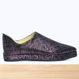 1001F Wifaq Cuir Violet Métalisé