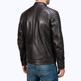 1006 Luscano Jacket Cuir Marron Chocolate