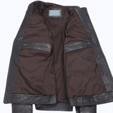 1006 Luscano Jacket Cuir Marron Chocolate
