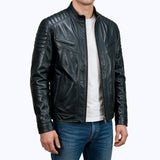 1006 Luscano Jacket Cuir Noir