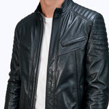 1006 Luscano Jacket Cuir Noir
