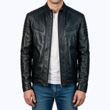 1006 Luscano Jacket Cuir Noir
