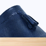 100F Lamis Cuir Noir Bleu Nuit