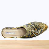 100F Lamis Cuir serpent Jaune N