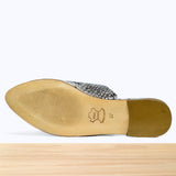 100F Lamis Cuir Serpent  Beige Noir
