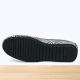 105F Jovina Cuir Blanc Noir