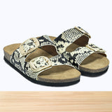 106F Harmelle Cuir Beige Noir