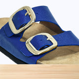 106F Harmelle Cuir Bleu