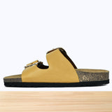 106F Harmelle Cuir Jaune Noir