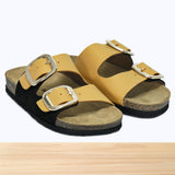 106F Harmelle Cuir Jaune Noir