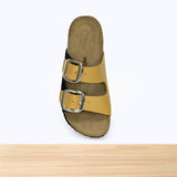 106F Harmelle Cuir Jaune Noir