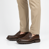 1078 LORIX Marron - Pantalon beige