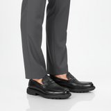 1078 LORIX Noir - Pantalon gris anthracite