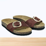 107F Goldina Cuir Rouge Brique
