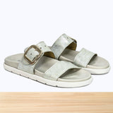 109F Ivera Cuir Beige Argenté