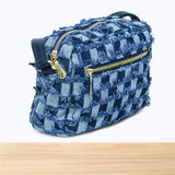 9184SC Bellora Damier Bleu - SANTIAGO®