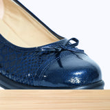 196F Labelle Cuir Bleu Marine