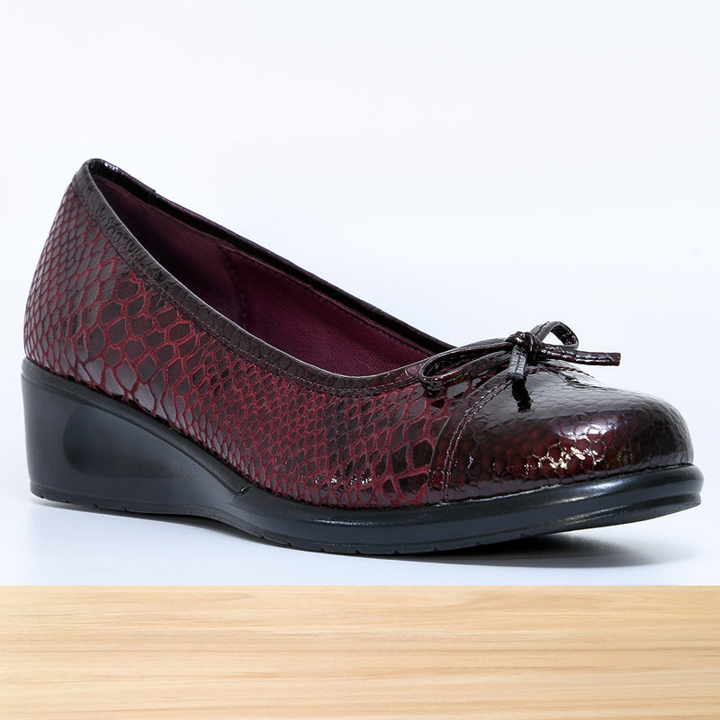 196F Labelle Cuir Bordeaux
