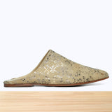 201F Belgha Cuir Beige Brillant