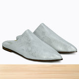 201F Belgha Cuir Blanc