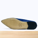 201F Belgha Cuir Bleu