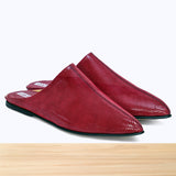 201F Belgha Cuir Rouge