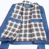 212 Galvino Jacket Cuir Bleu