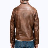 212 Galvino Jacket Cuir Camel