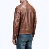 214 Elvanto Jacket Cuir Camel