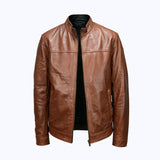 214 Elvanto Jacket Cuir Camel